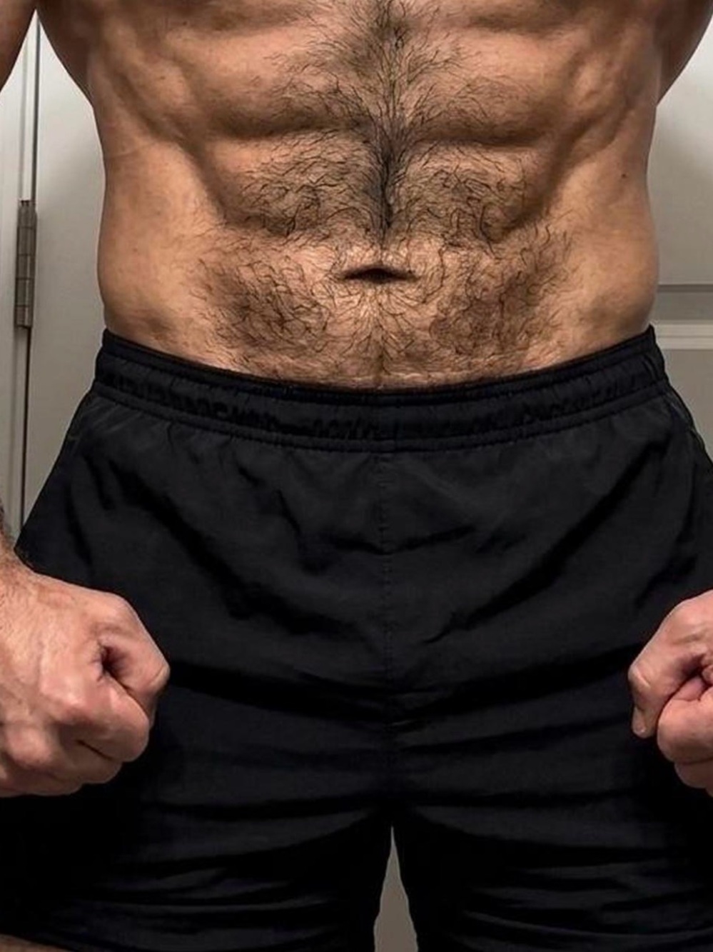 Men's Black Athletic Shorts